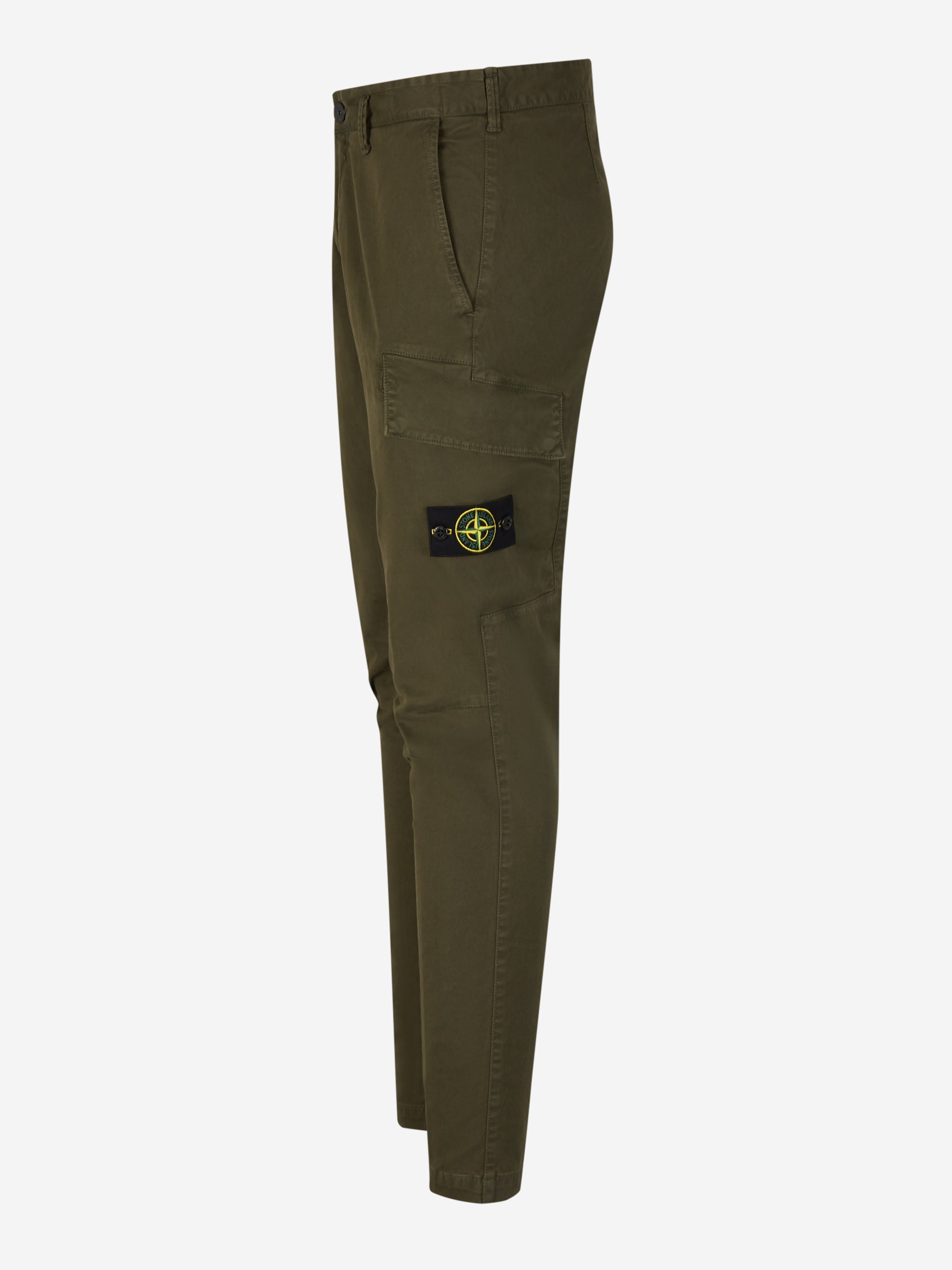 Cotton Cargo Trousers Stone island оригінал – Купити в Україні – вид ззаду
