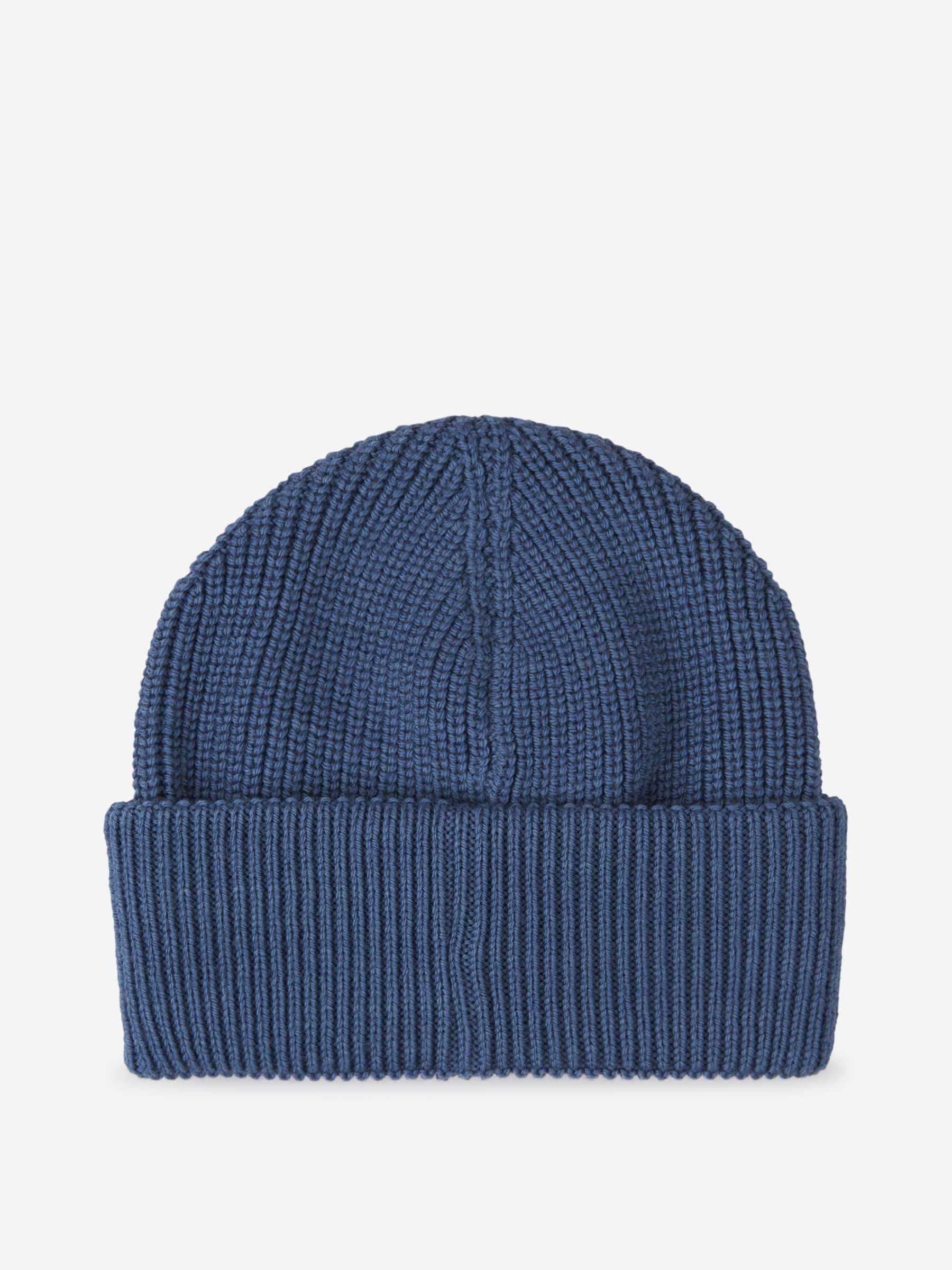 Logo Knitted Hat Moncler оригінал – Купити в Україні – вид ззаду - MONCLER