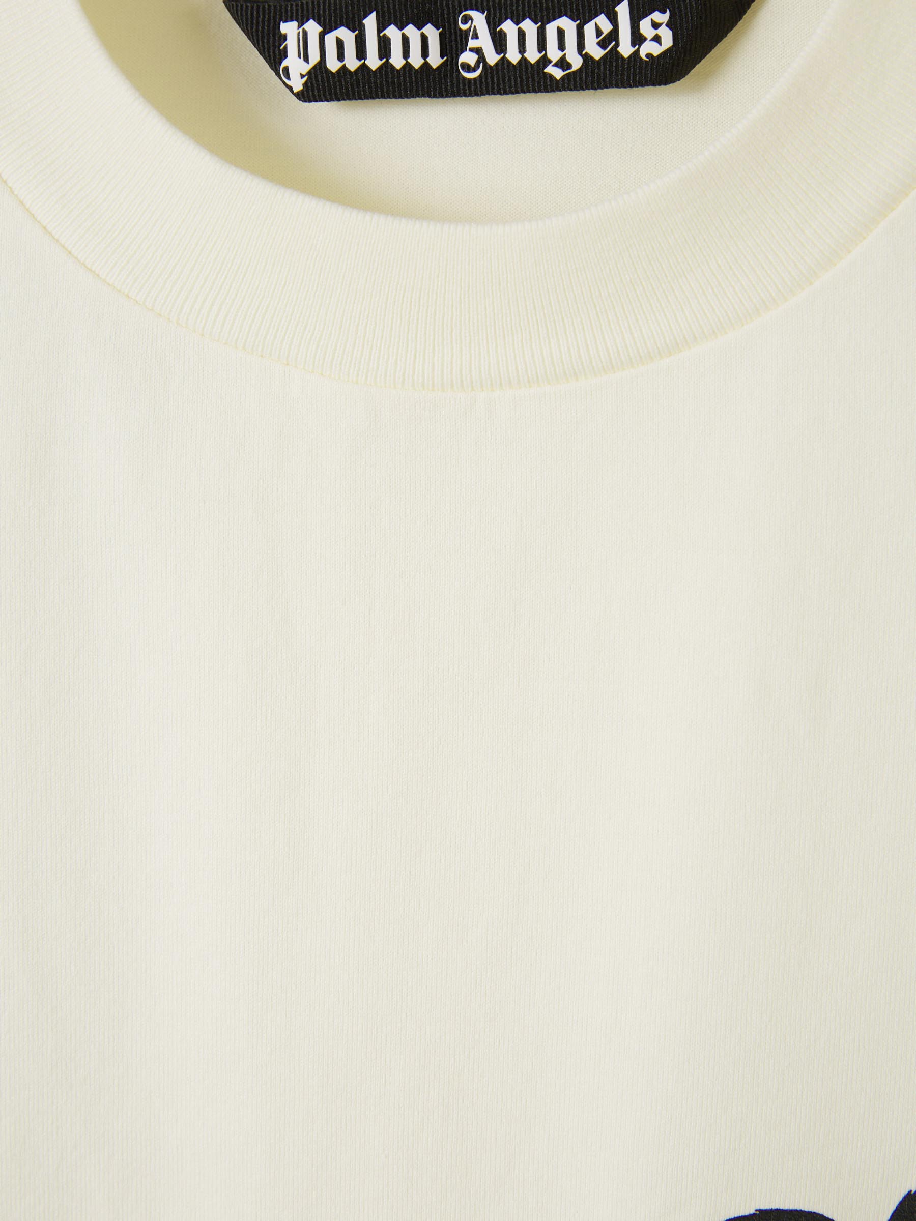 Оригінальна Printed Cotton T-Shirt Palm angels – детальний вид