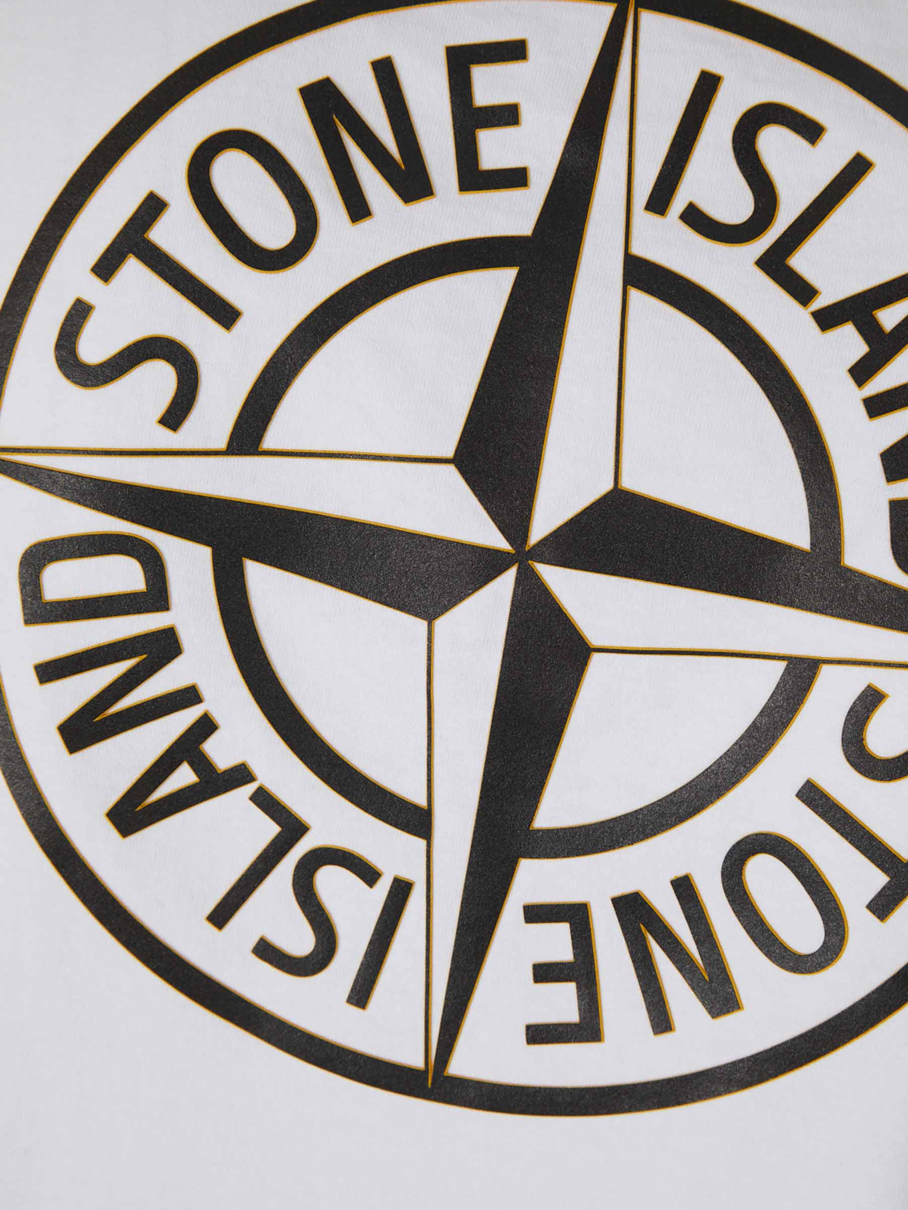 Оригінальна Cotton Logo T-Shirt Stone island – збільшений вид
