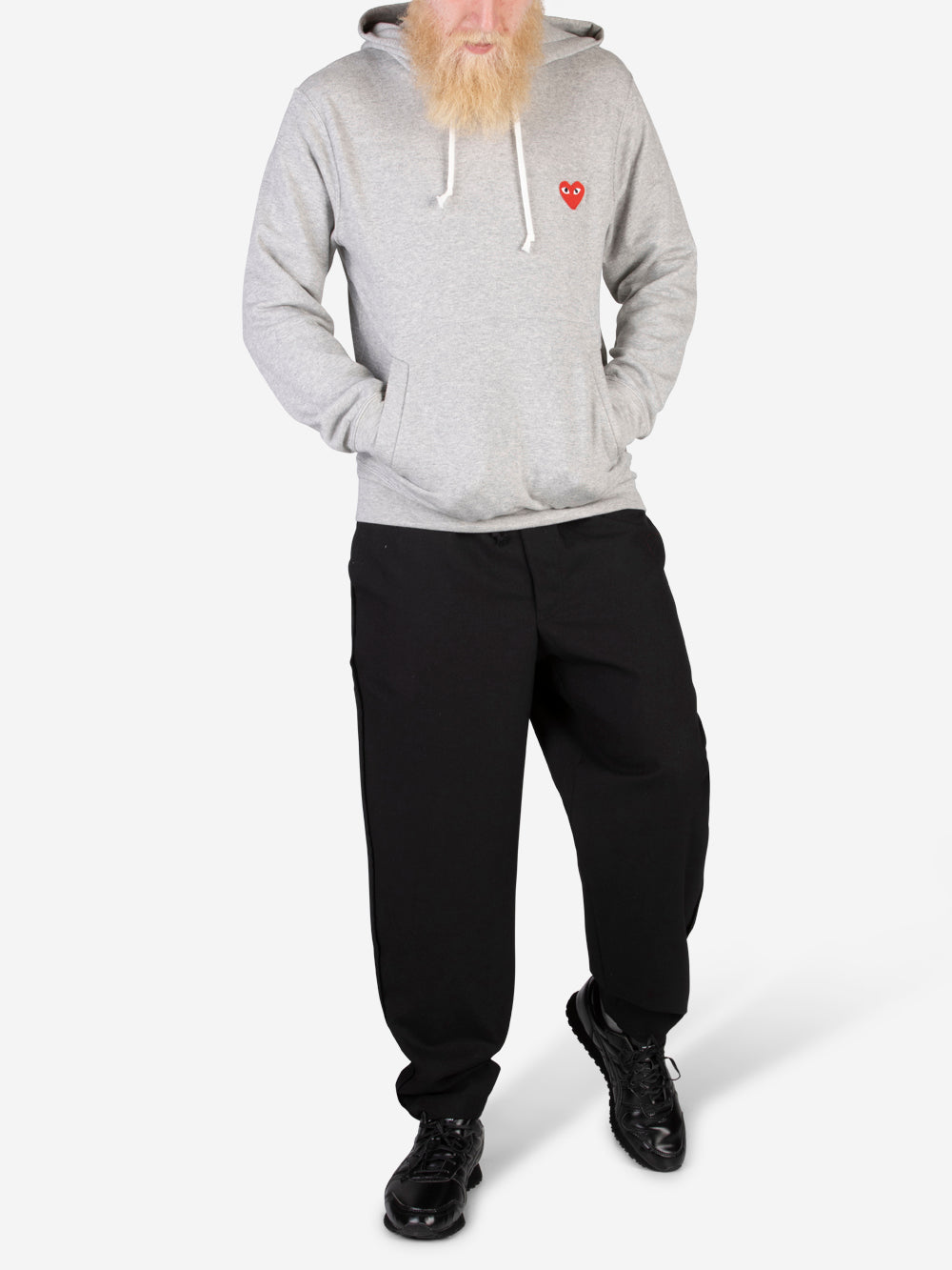 Оригінальна Cdg Play Hoodie Comme des garcons – вид ззаду