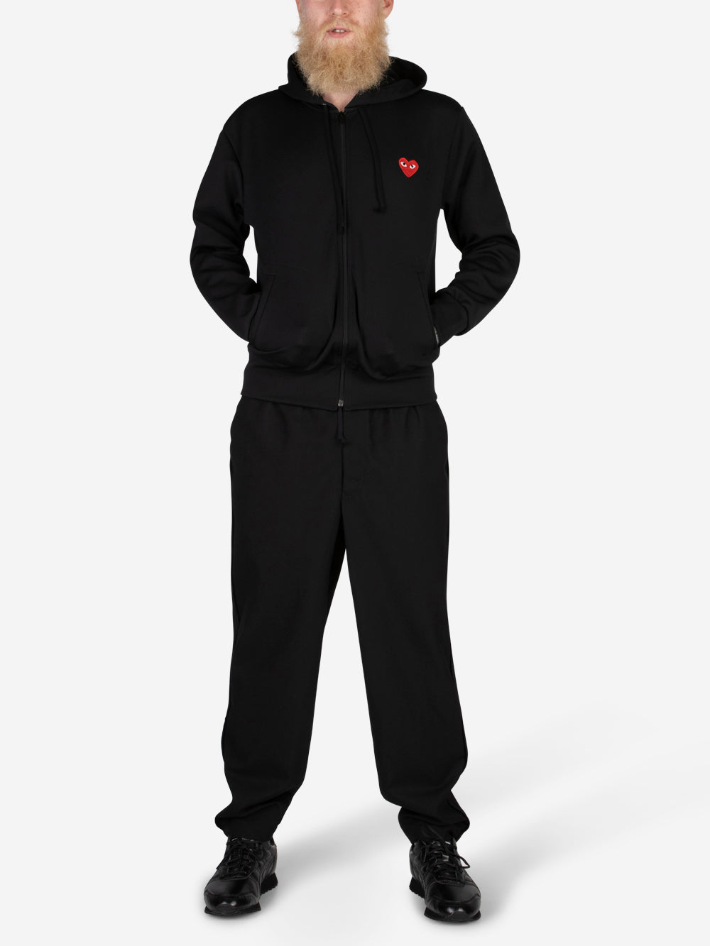 Оригінальна Cdg Play Hoodie Comme des garcons – вид ззаду