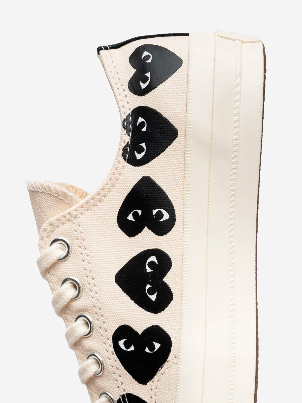Cdg Play X Converse Multi Heart Low Comme des garcons оригінал – Купити в Україні – детальний вид