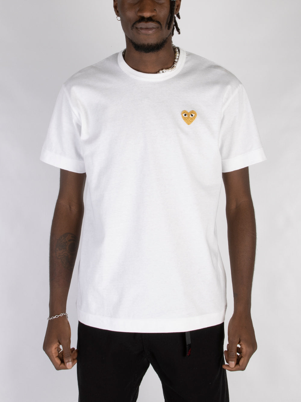 T-Shirt Heart Play Comme des garcons – Гарантія оригінальності – вид ззаду