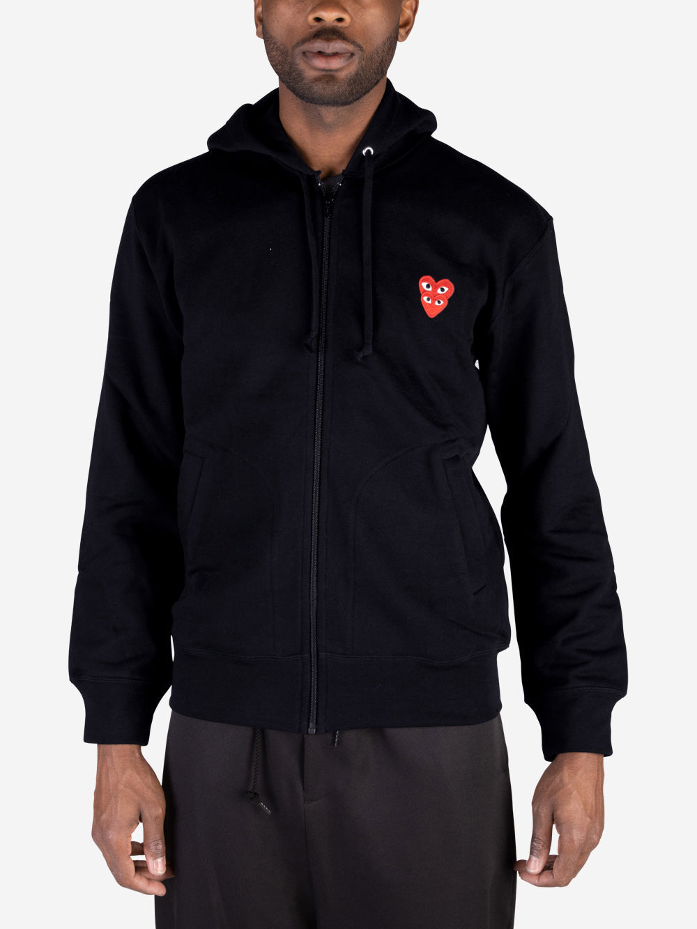 Zip Hooded Sweatshirt Comme des garcons – Гарантія оригінальності – детальний вид