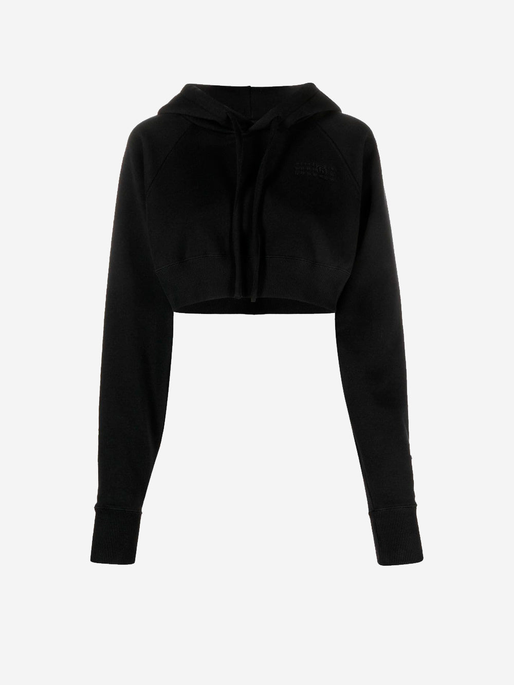 Оригінальна Cropped Sweatshirt With Black Hood Maison margiela – боковий вид - MAISON MARGIELA