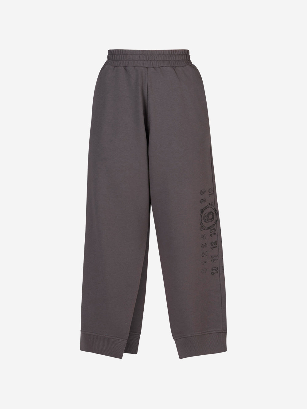 Оригінальна Gray Trousers With Cut Out Hem Maison margiela – боковий вид