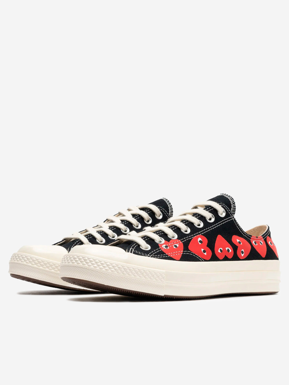 Chuck 70 Ox Multi Heart Black X Cdg Comme des garcons оригінал – Купити в Україні – вид ззаду
