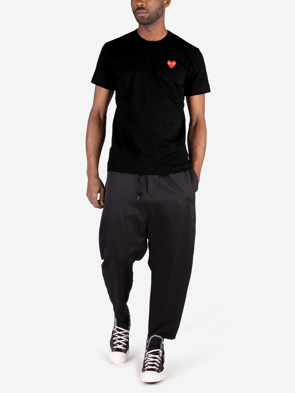 T-Shirt Heart Play Comme des garcons – Гарантія оригінальності – вид ззаду