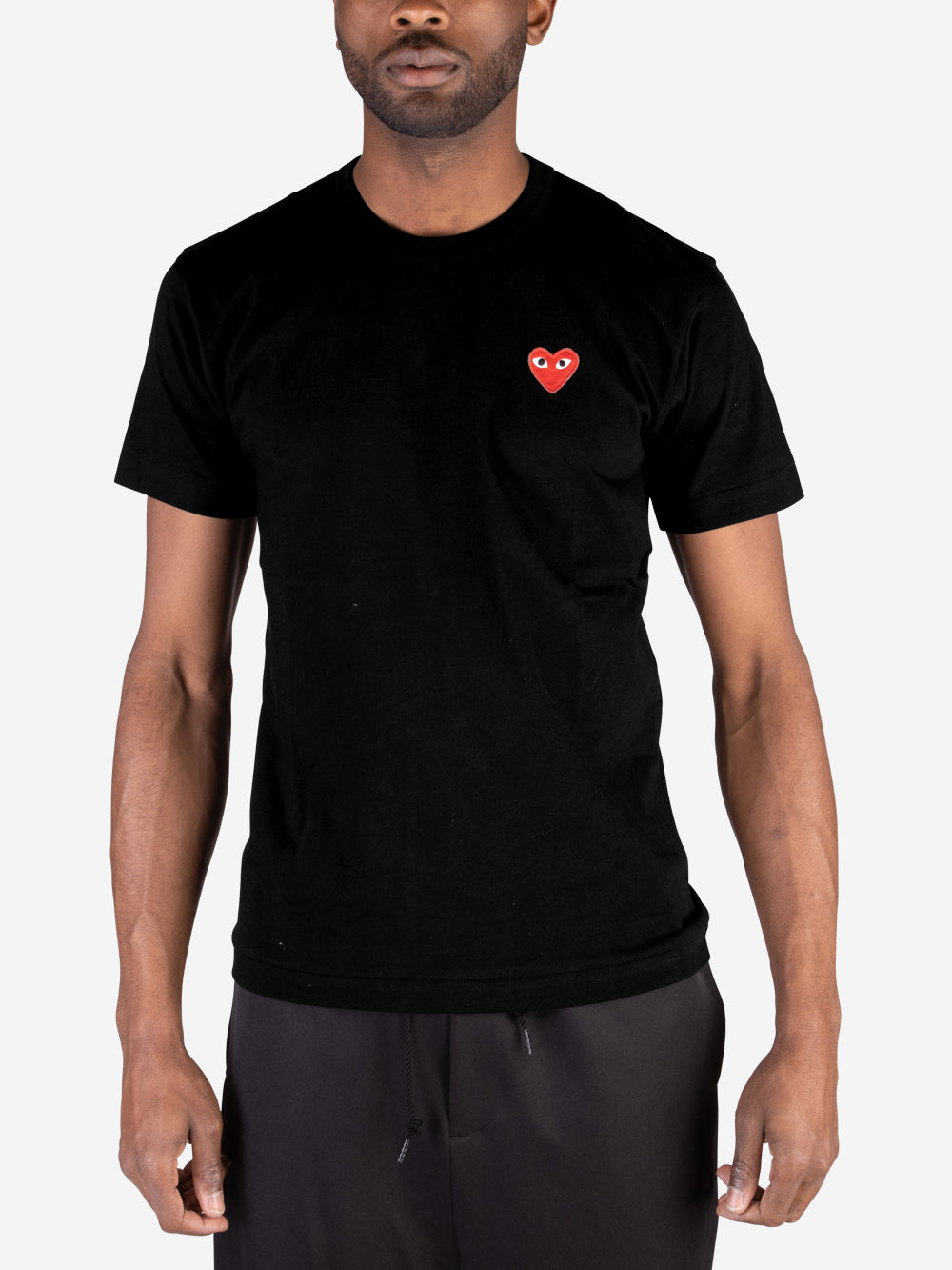 T-Shirt Heart Play Comme des garcons – Гарантія оригінальності – детальний вид