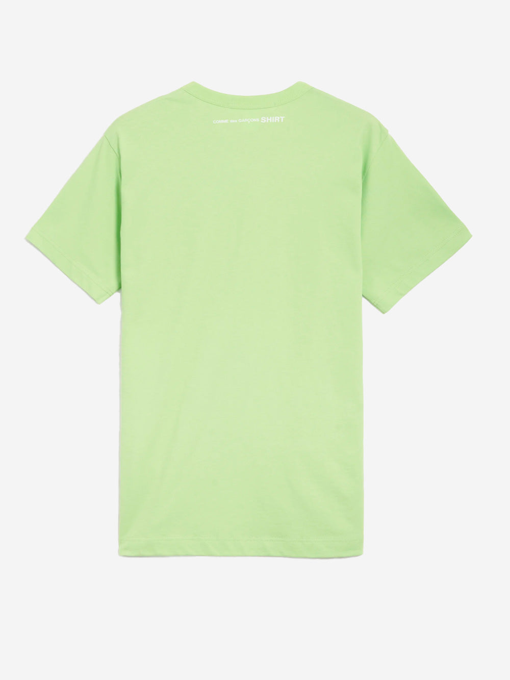 Mens Green T-Shirt Comme des garcons – Гарантія оригінальності – вид ззаду
