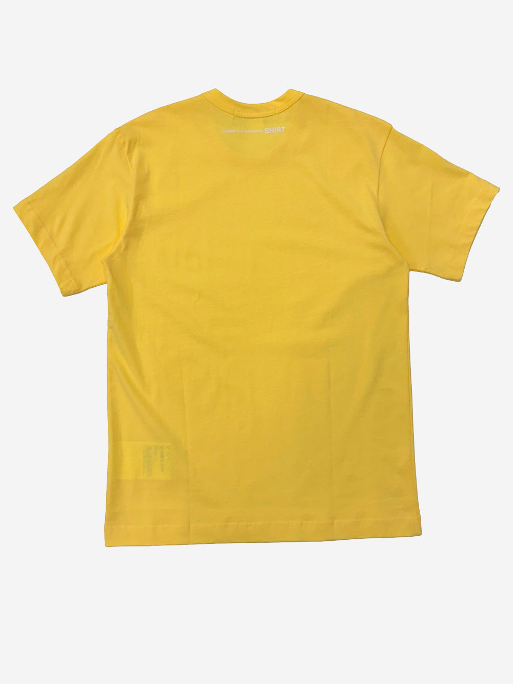 Mens Yellow T-Shirt Comme des garcons оригінал – Купити в Україні – вид ззаду
