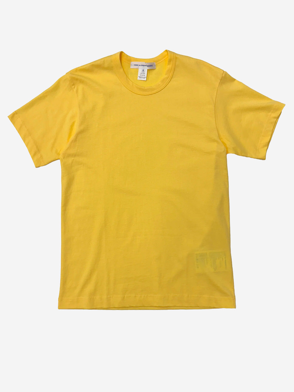 Mens Yellow T-Shirt Comme des garcons оригінал – Купити в Україні – боковий вид