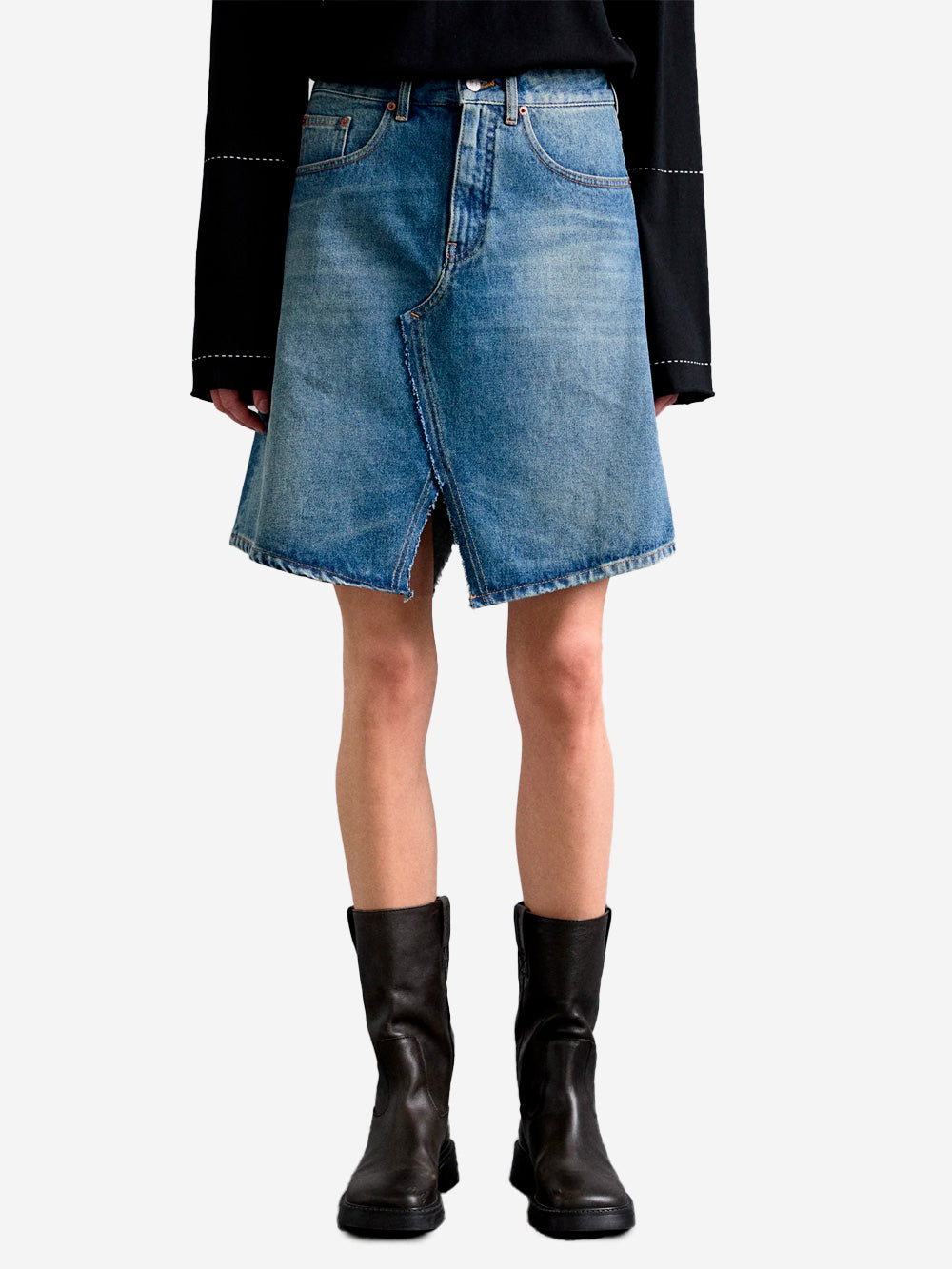 Denim MIDI Skirt Maison margiela оригінал – Купити в Україні – детальний вид