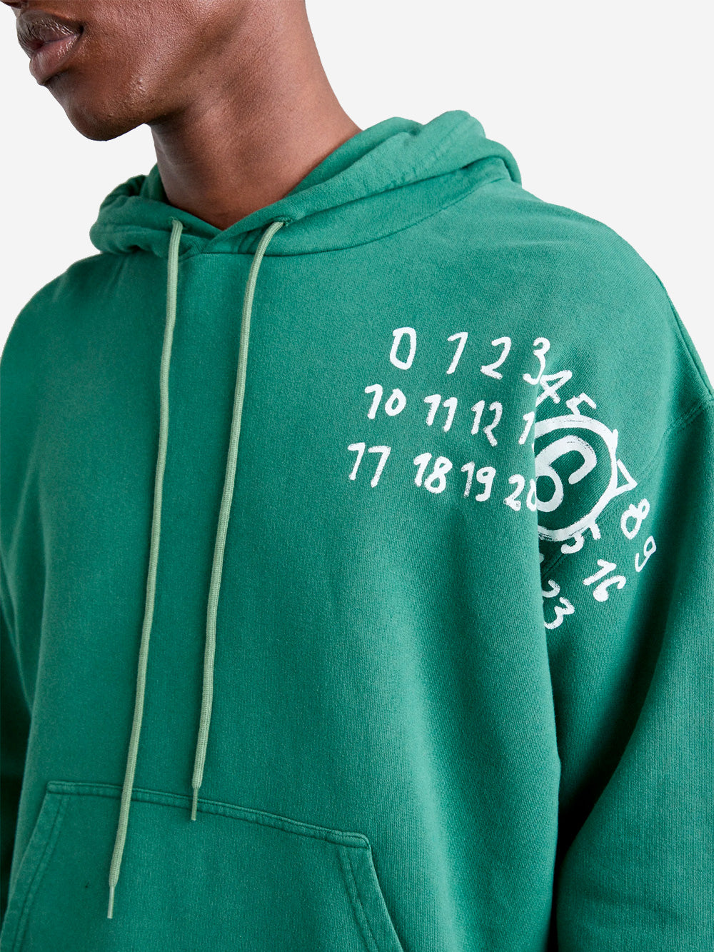 Оригінальна Green Number Logo Sweatshirt Maison margiela – детальний вид