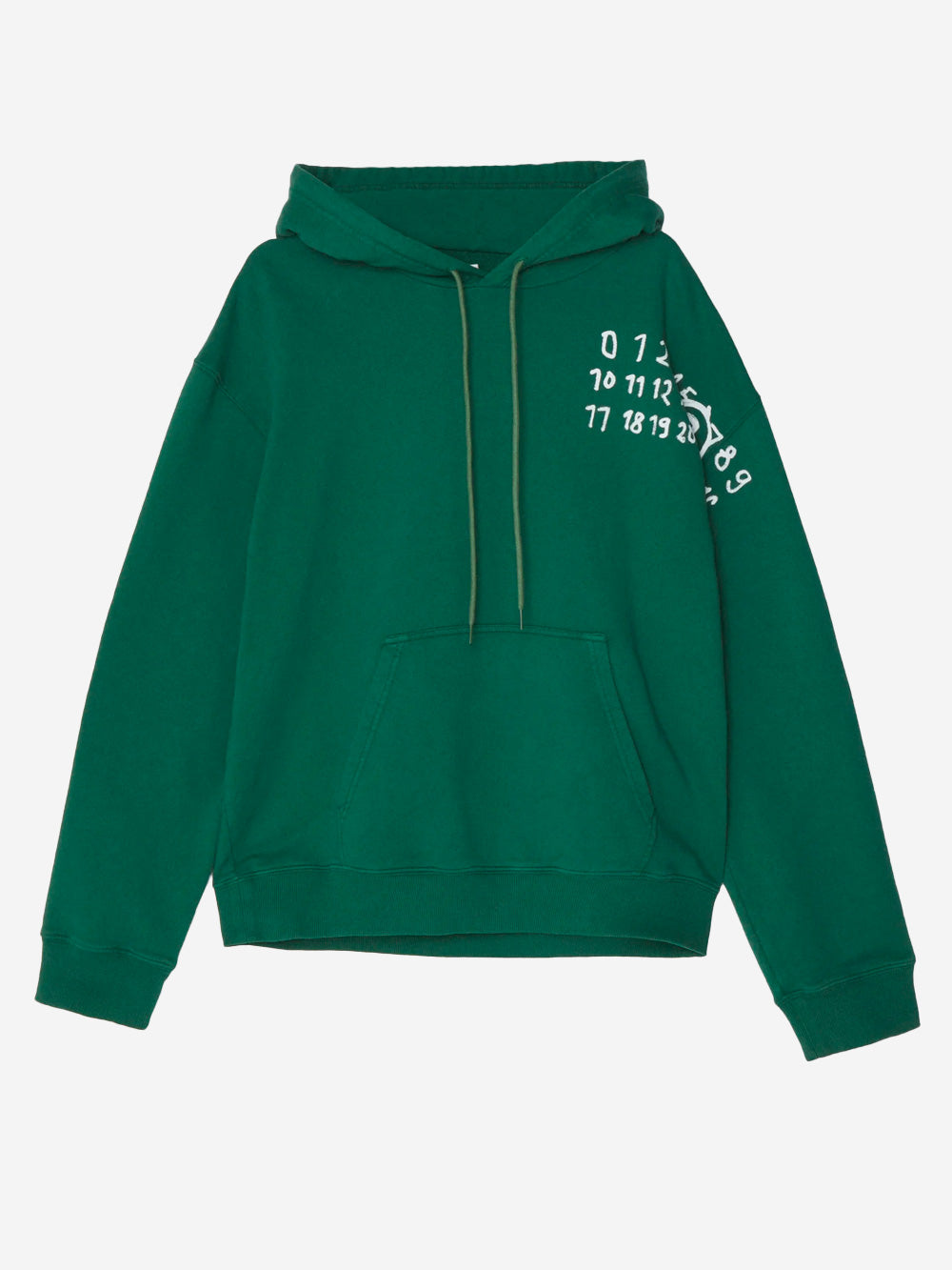Оригінальна Green Number Logo Sweatshirt Maison margiela – боковий вид