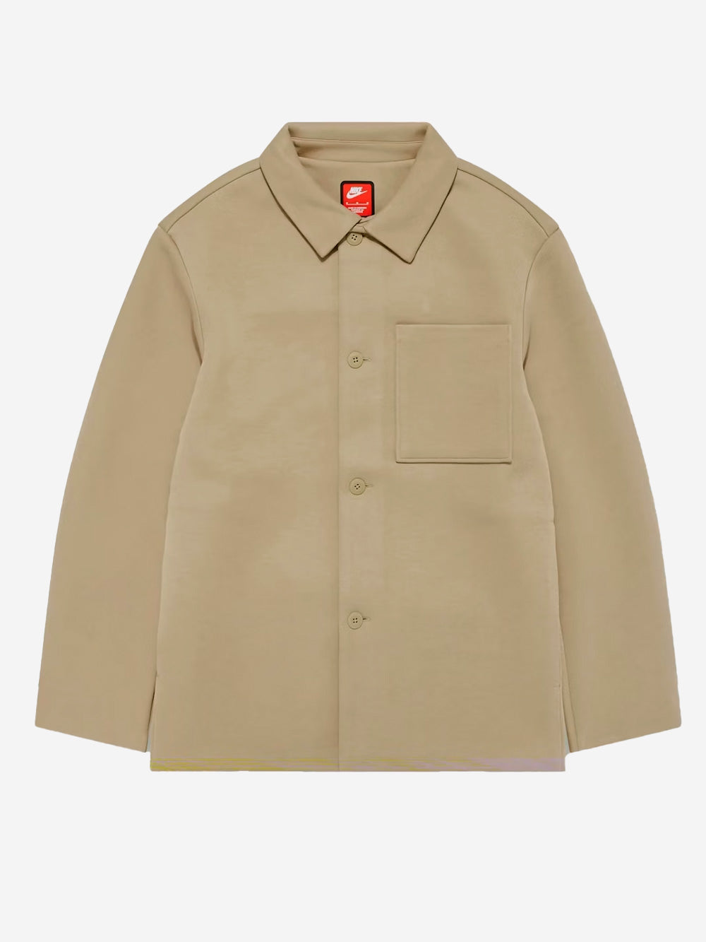M Tech Beige Fleece Jacket Nike – Гарантія оригінальності – боковий вид