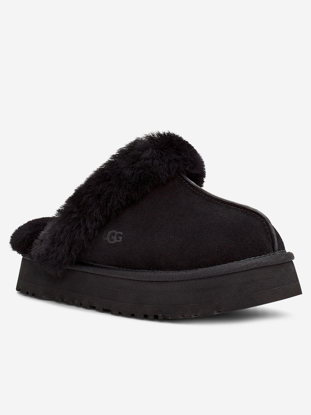 W Disquette Slipper Black Ugg – Гарантія оригінальності – вид ззаду