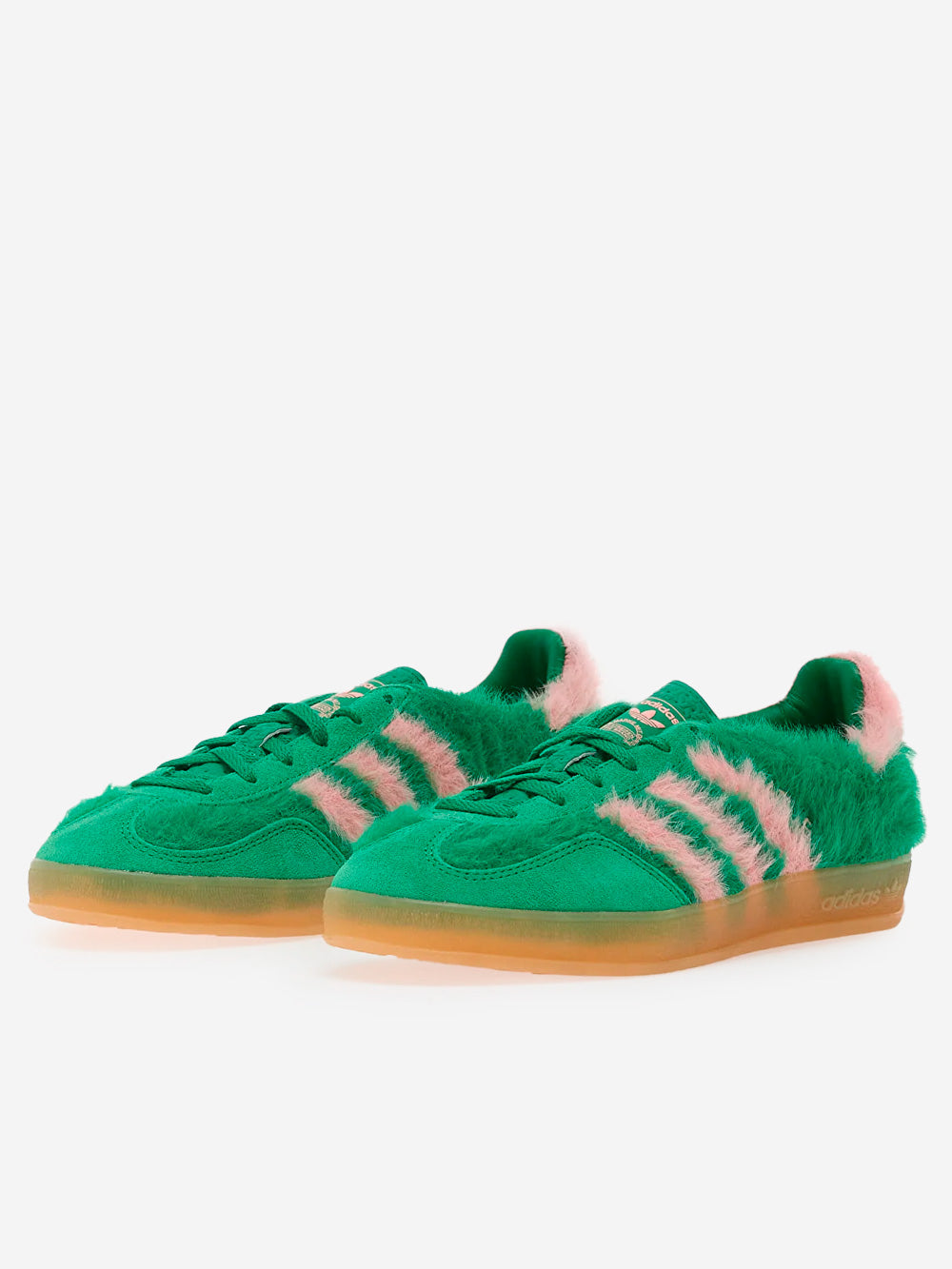 W Gazelle Indoor Green Mohair Effect Adidas – Гарантія оригінальності – вид ззаду