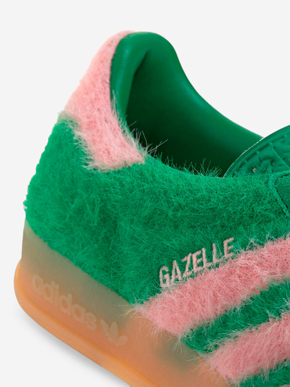 W Gazelle Indoor Green Mohair Effect Adidas – Гарантія оригінальності – детальний вид