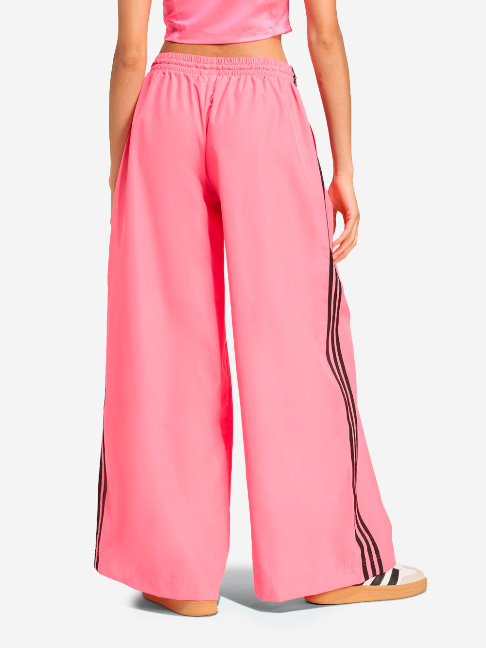 Pink Firebird Oversize Sports Pants With Black Stripes Adidas – Гарантія оригінальності – збільшений вид - ADIDAS