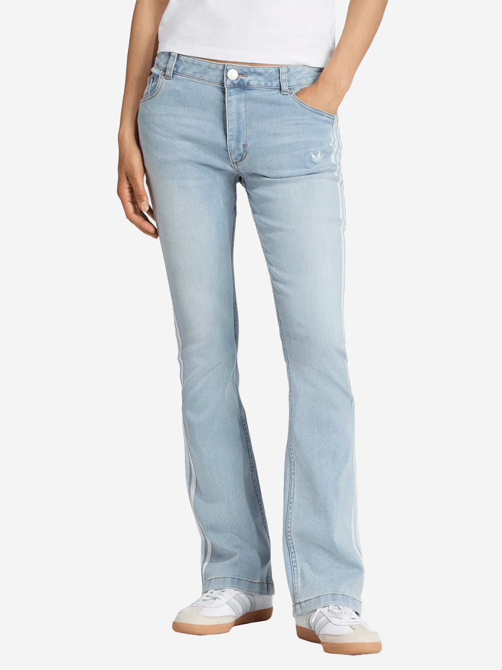 Оригінальна Teamgeist Light Blue Skinny Jeans Adidas – детальний вид - ADIDAS