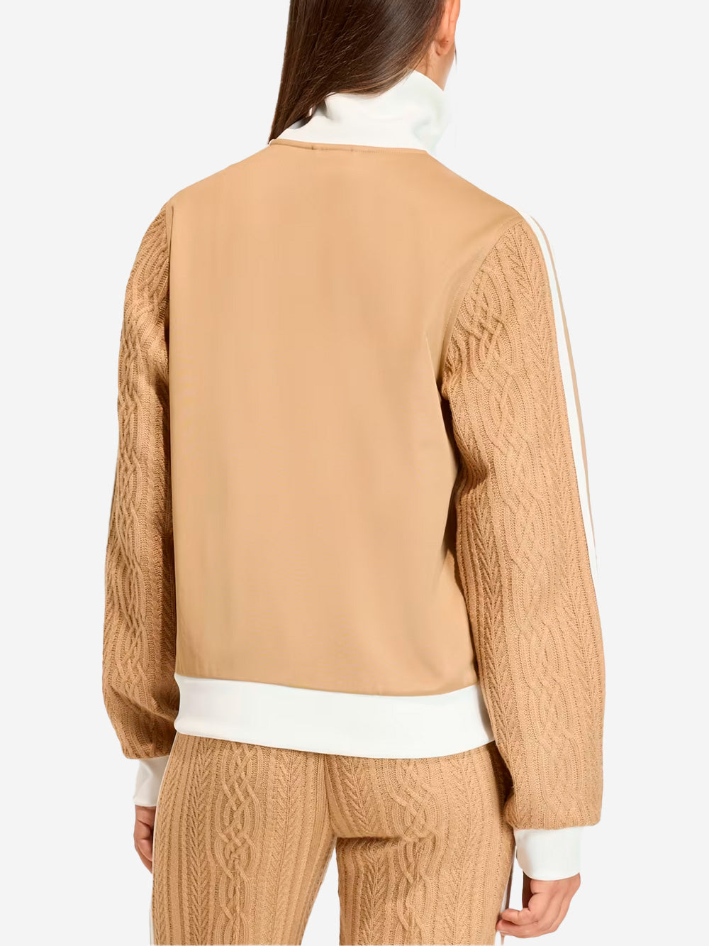 Track Jacket With Braided Knit Sleeves Adidas оригінал – Купити в Україні – збільшений вид