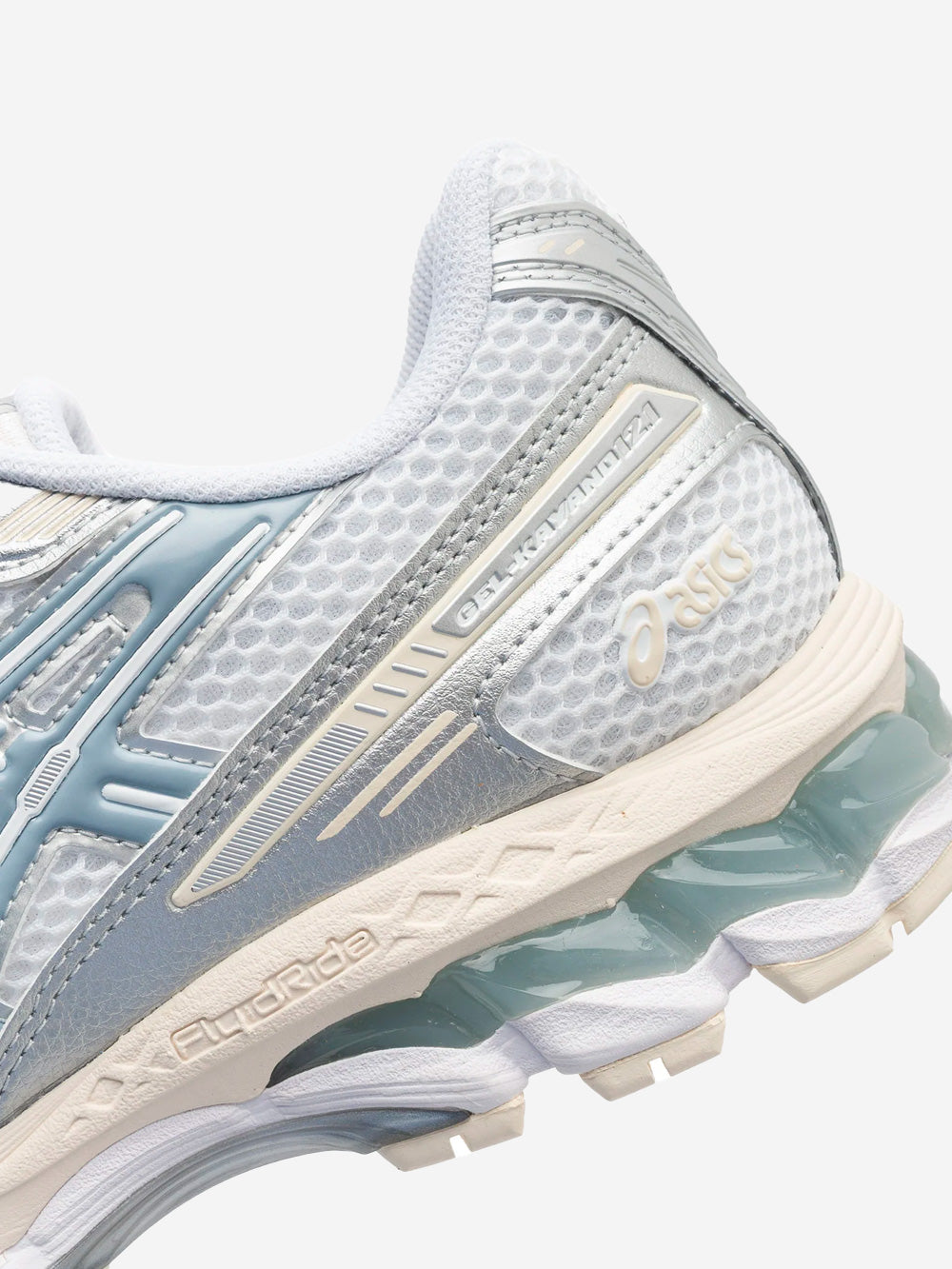 Оригінальна Gel Kayano 12.1 White And Gray Asics – детальний вид