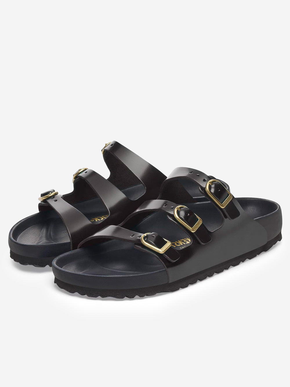 Оригінальна Florida D Buckle Exquisite Black Sandals Birkenstock – вид ззаду - BIRKENSTOCK