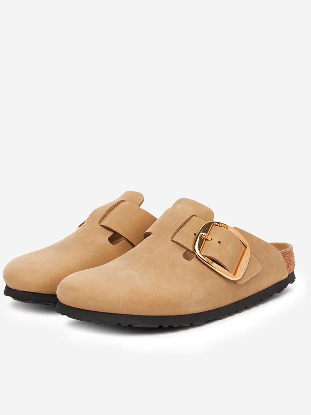 Boston Big Buckle In Tobacco Brown Oiled Leather Birkenstock – Гарантія оригінальності – вид ззаду