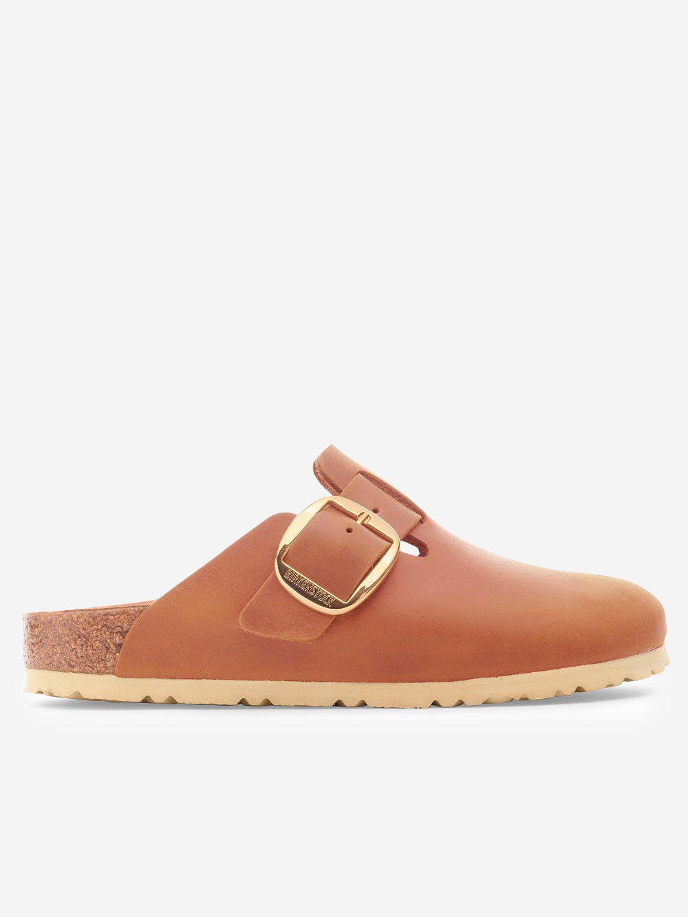 Boston Big Buckle Cognac Sandals Birkenstock оригінал – Купити в Україні – боковий вид