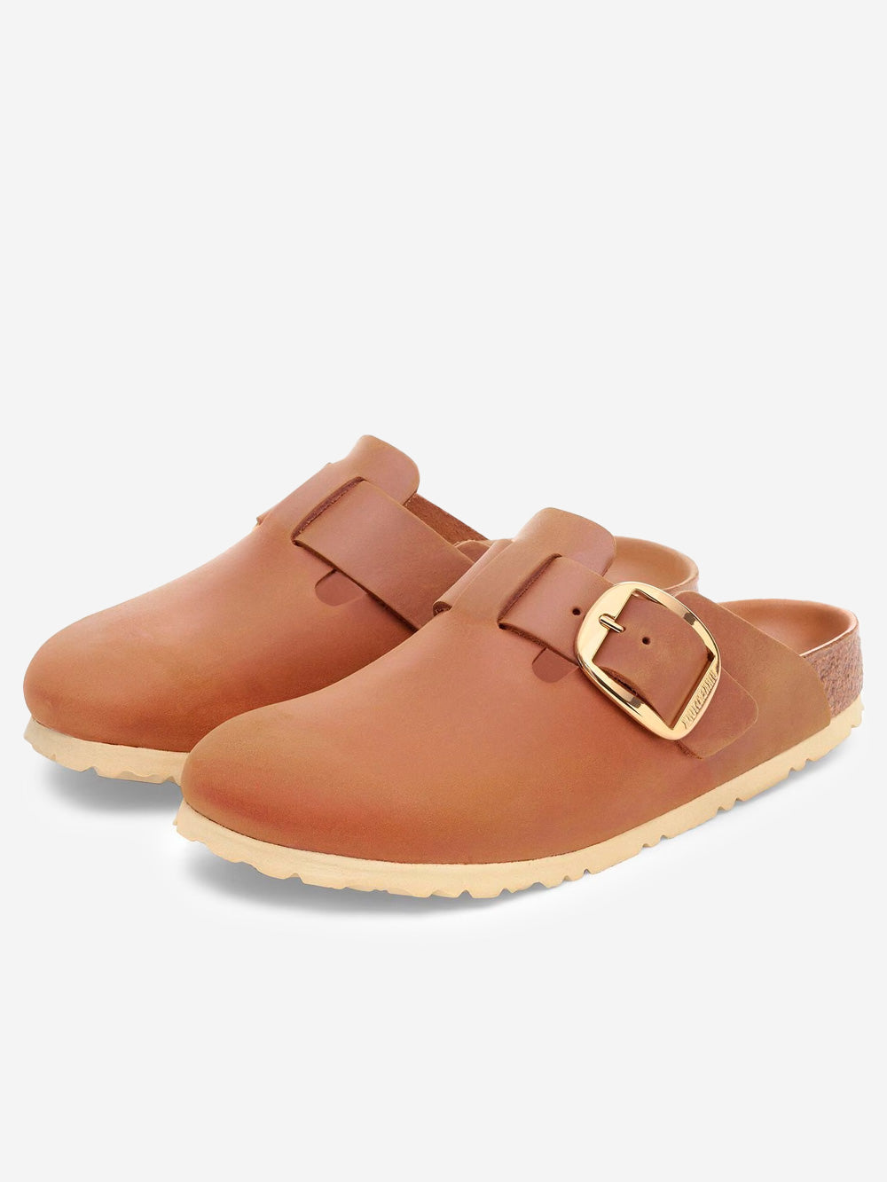 Boston Big Buckle Cognac Sandals Birkenstock оригінал – Купити в Україні – вид ззаду - BIRKENSTOCK