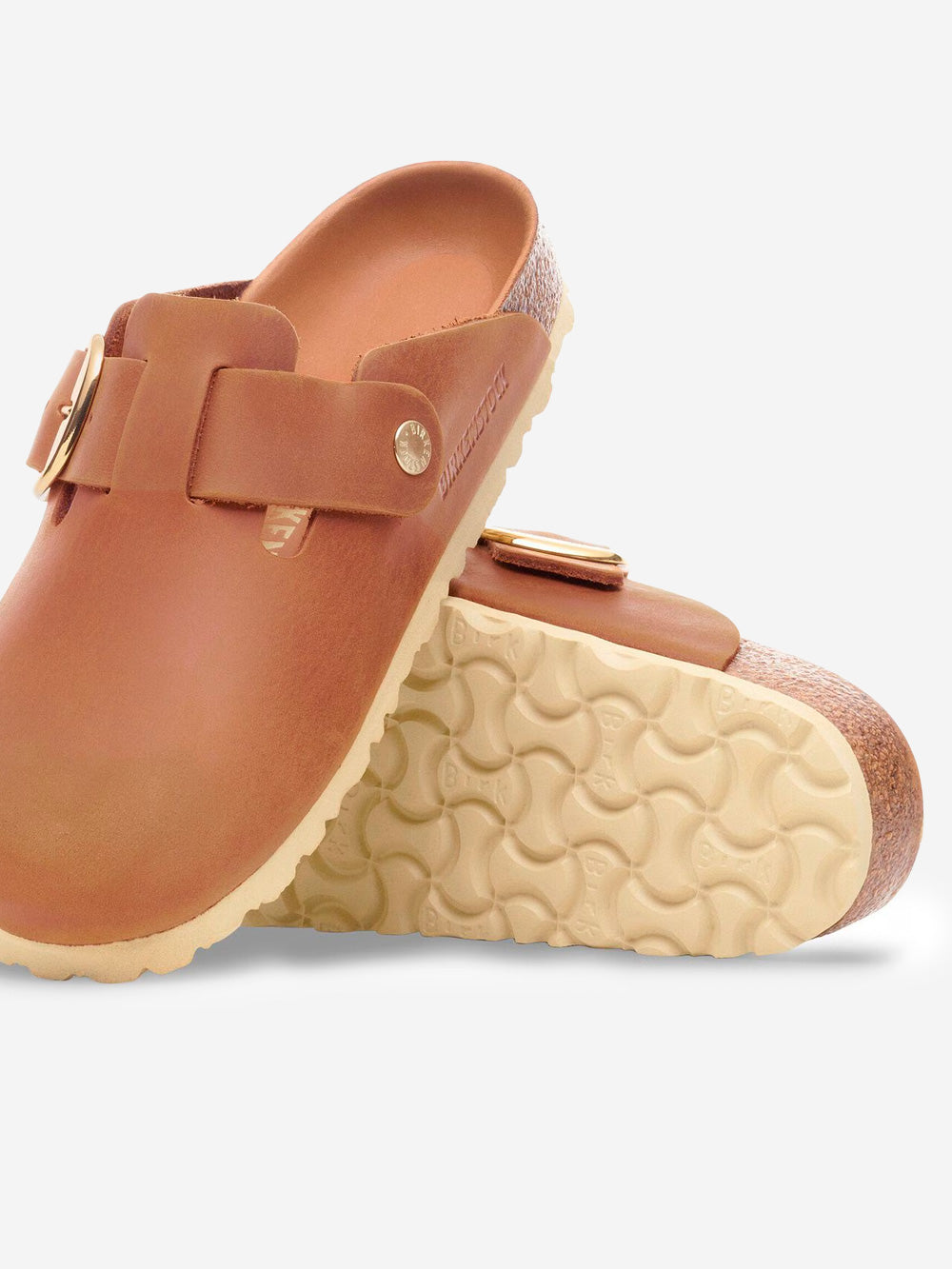 Boston Big Buckle Cognac Sandals Birkenstock оригінал – Купити в Україні – збільшений вид - BIRKENSTOCK