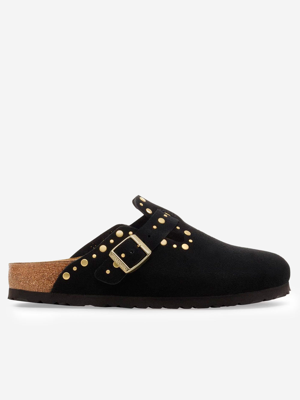 Black Boston Rivet Sandals With Metal Studs Birkenstock оригінал – Купити в Україні – боковий вид - BIRKENSTOCK