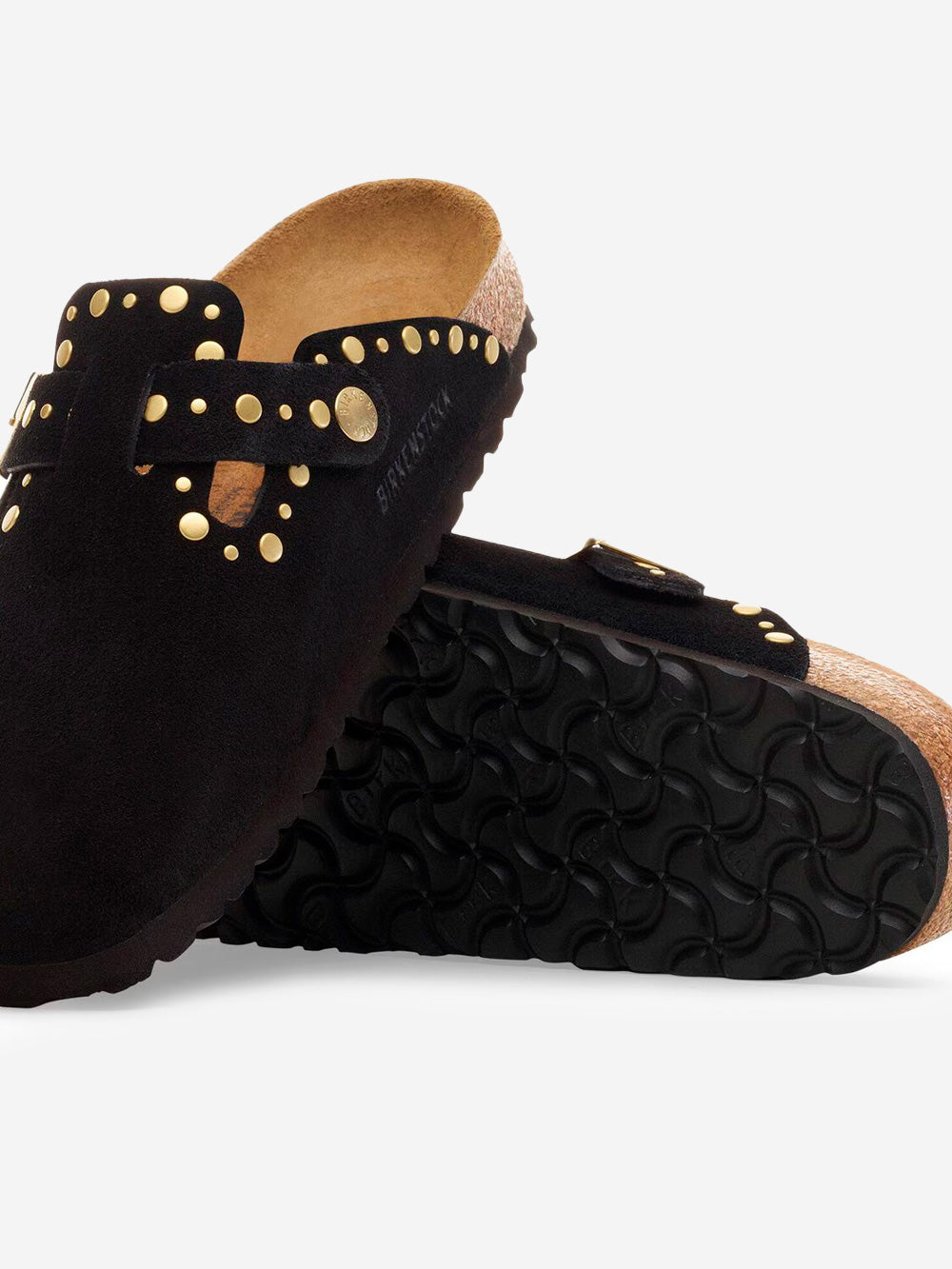 Black Boston Rivet Sandals With Metal Studs Birkenstock оригінал – Купити в Україні – збільшений вид - BIRKENSTOCK