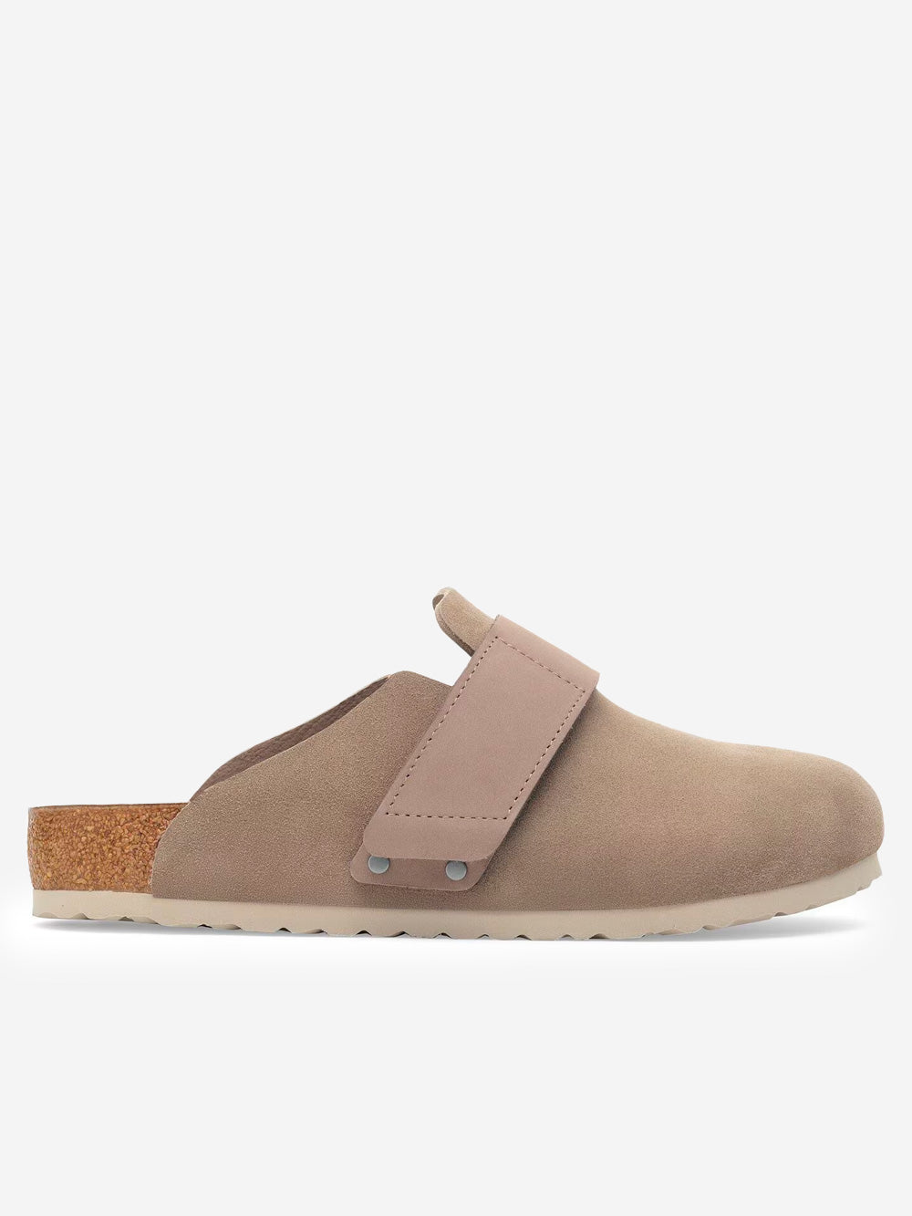 Loma Nubuck And Suede Taupe Birkenstock – Гарантія оригінальності – боковий вид