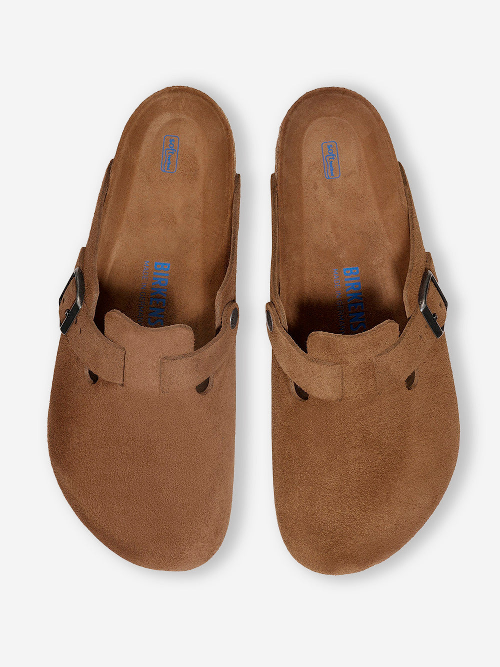Оригінальна Boston Soft Suede Footbed Brown Birkenstock – збільшений вид