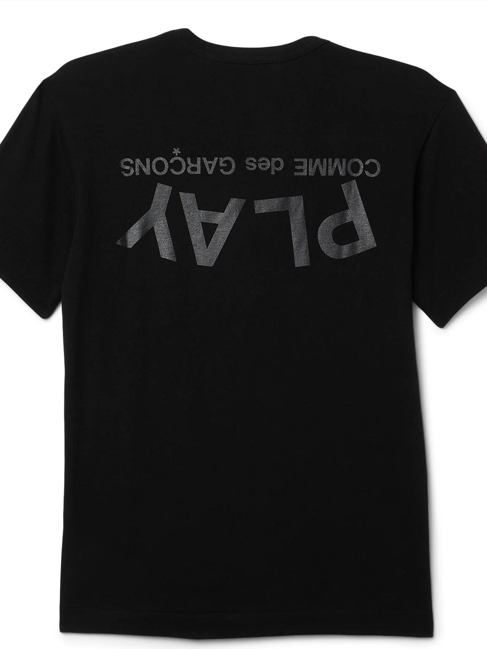 Black T-Shirt With Logo Graphic Comme des garcons оригінал – Купити в Україні – детальний вид