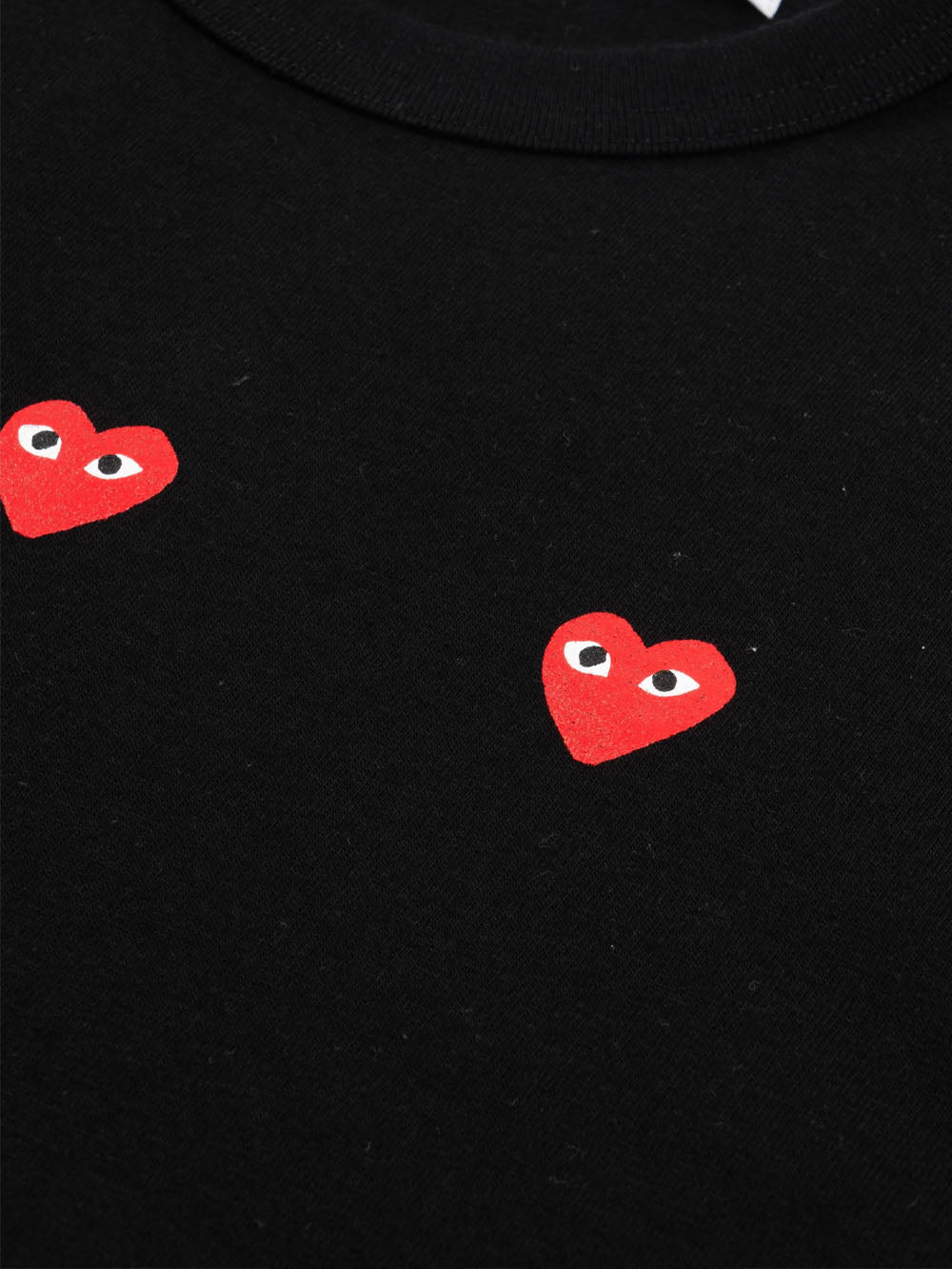 Black Multi Heart T-Shirt Comme des garcons оригінал – Купити в Україні – детальний вид