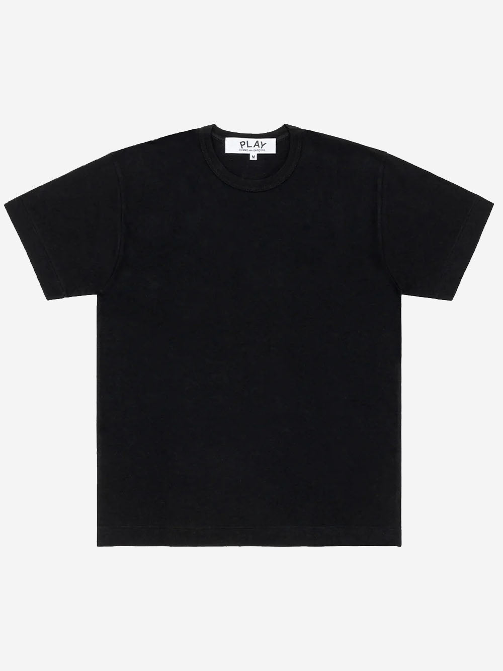 Оригінальна Black T-Shirt With Black Reverse Heart Comme des garcons – боковий вид