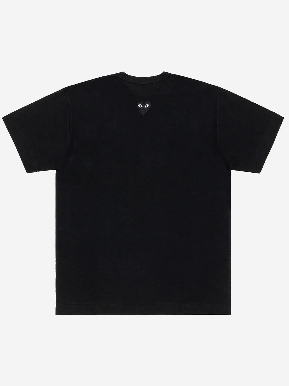 Оригінальна Black T-Shirt With Black Reverse Heart Comme des garcons – вид ззаду