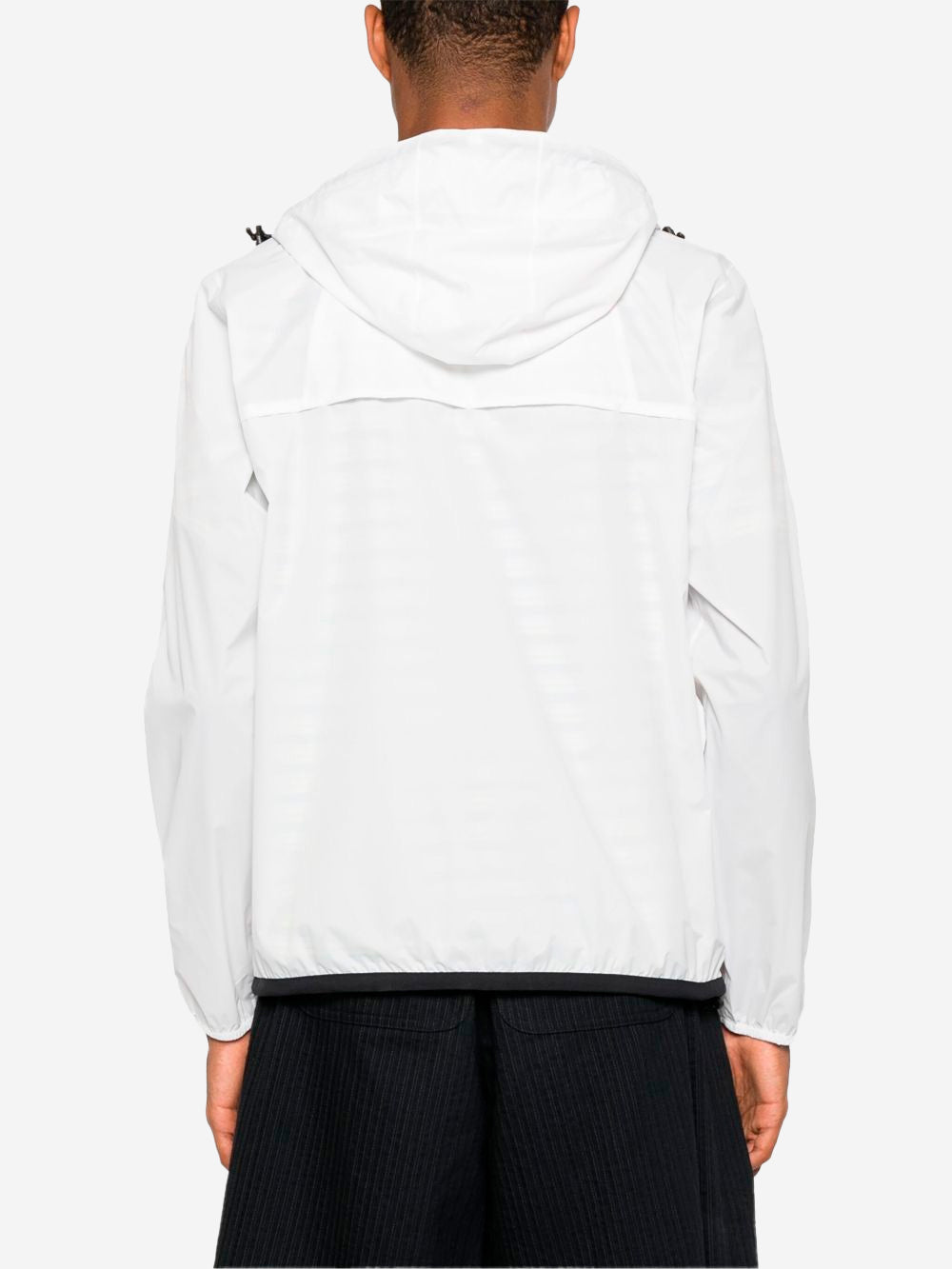 Packable Full Zipper Jacket White X K-Way Comme des garcons – Гарантія оригінальності – збільшений вид