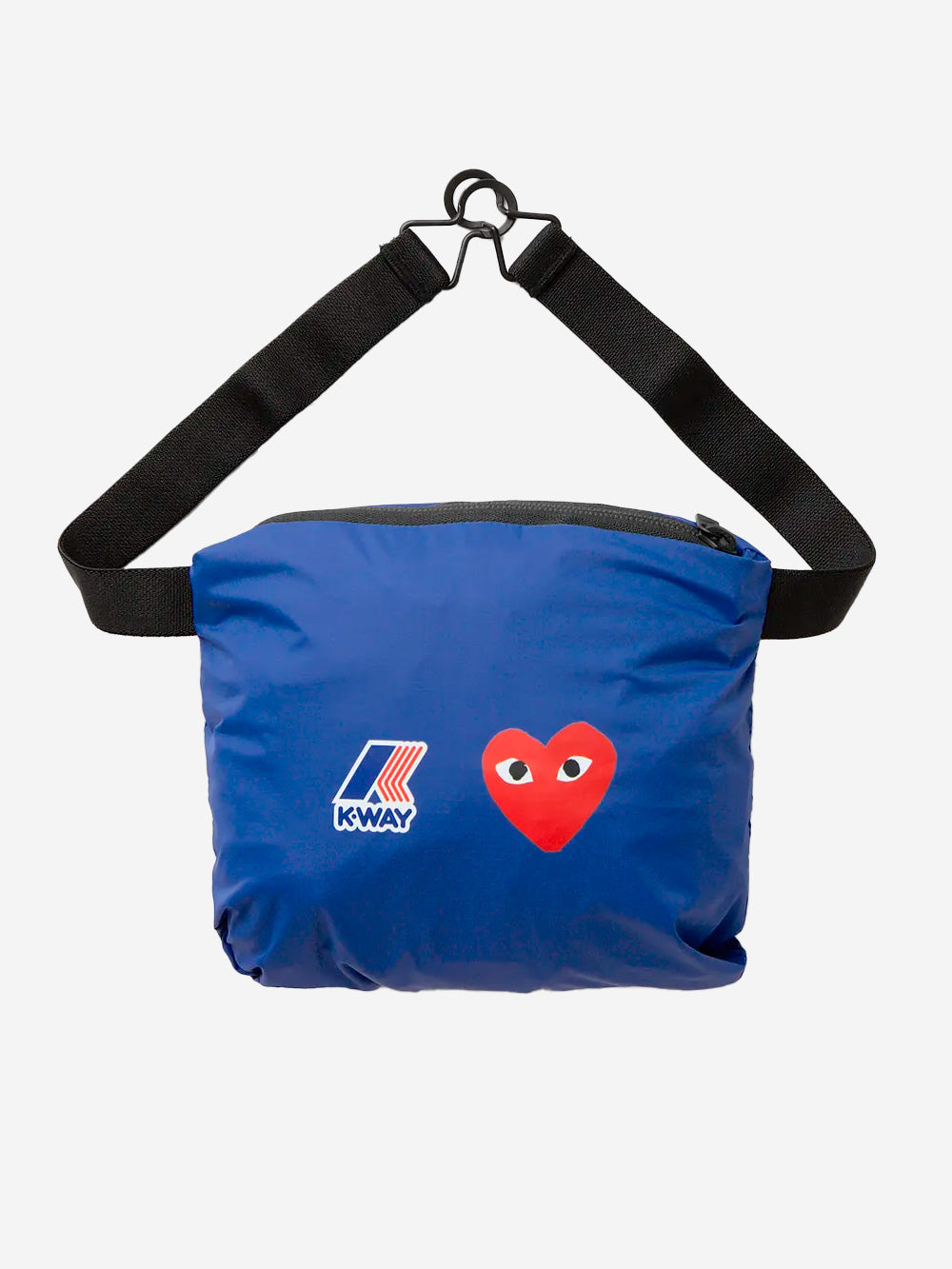 Оригінальна Blue Packable Half Zipper Jacket X K-Way Comme des garcons – збільшений вид