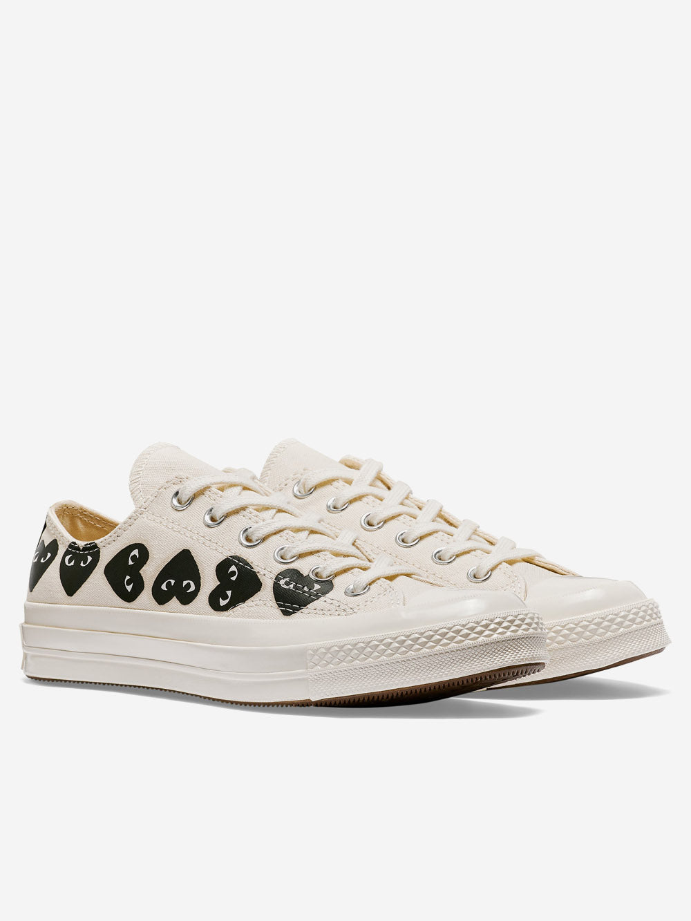 Chuck 70 Ox Multi Heart White X Cdg Comme des garcons – Гарантія оригінальності – вид ззаду