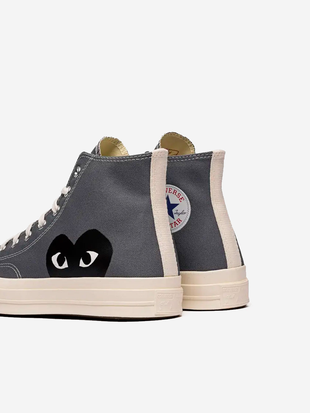 Chuck 70 Hi Gray With Heart X Cdg Comme des garcons – Гарантія оригінальності – збільшений вид