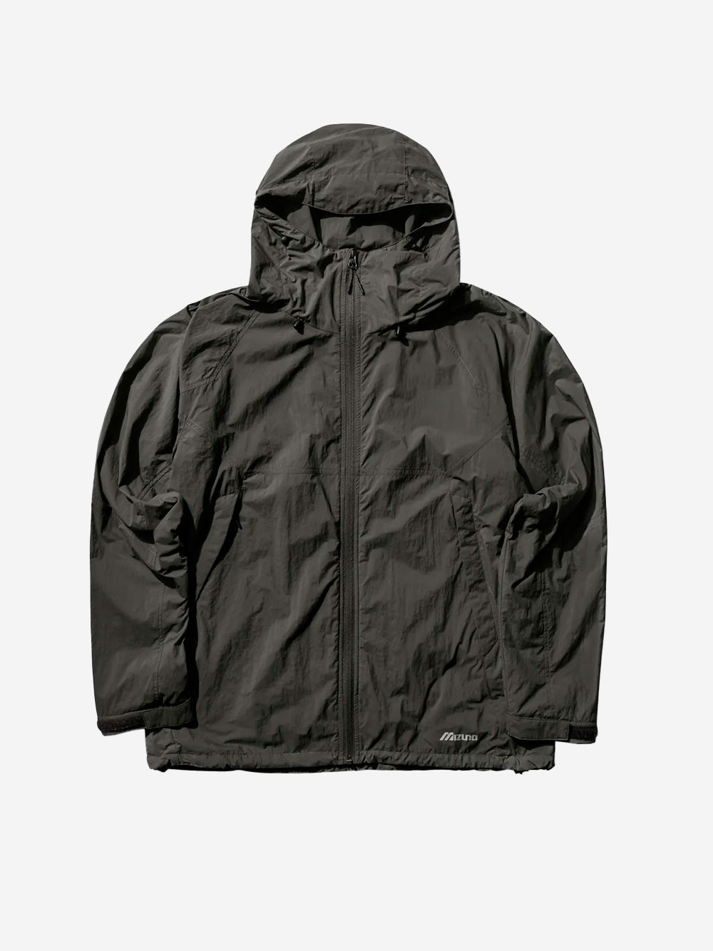 Grey Thermal Mesh Hoody Jacket Mizuno оригінал – Купити в Україні – боковий вид