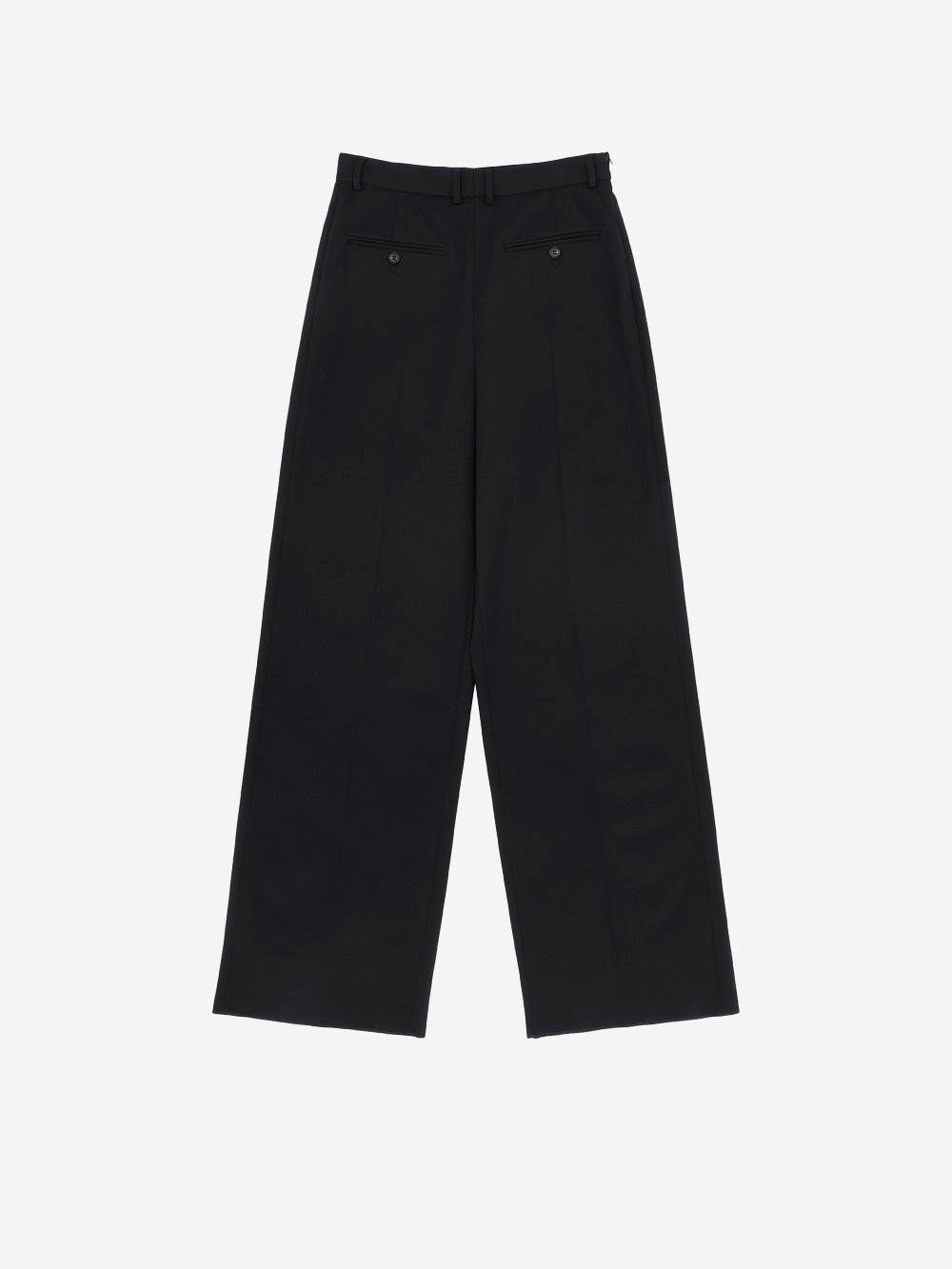 Wool-Blend Tailored Pants With White Stitch On The Back Maison margiela оригінал – Купити в Україні – боковий вид