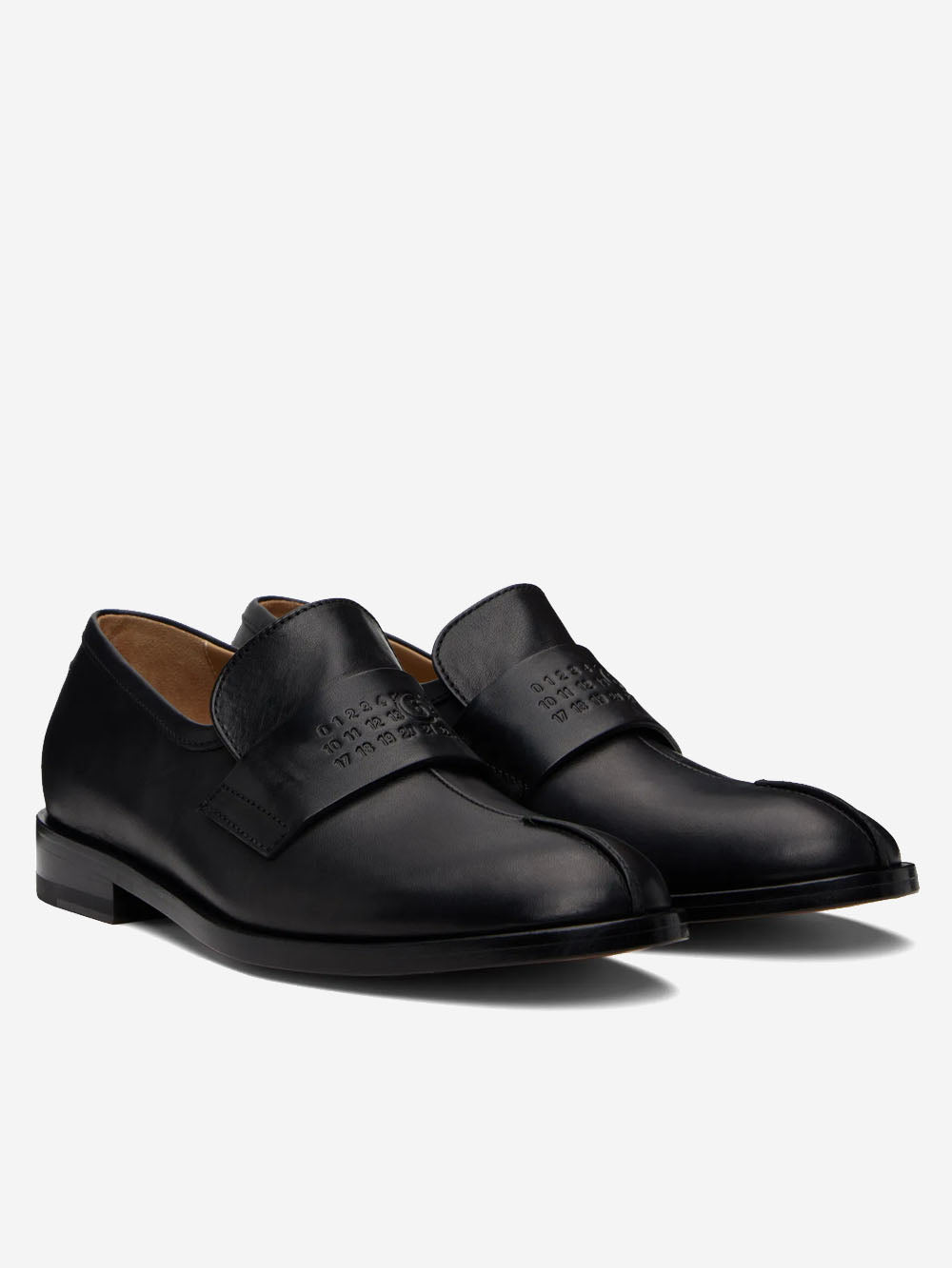 New Classic Stitch Loafers In Black Leather Maison margiela – Гарантія оригінальності – вид ззаду