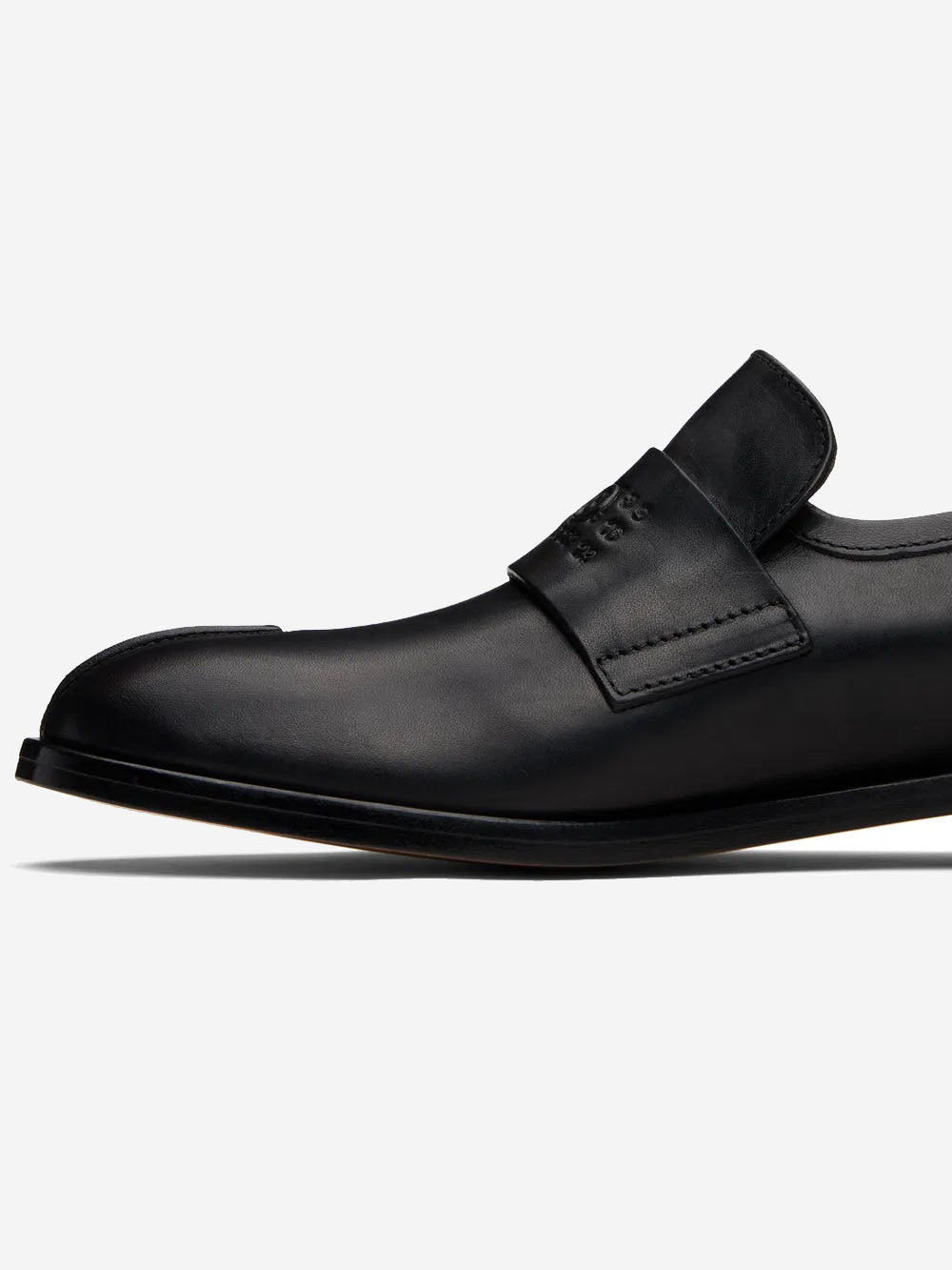 New Classic Stitch Loafers In Black Leather Maison margiela – Гарантія оригінальності – детальний вид