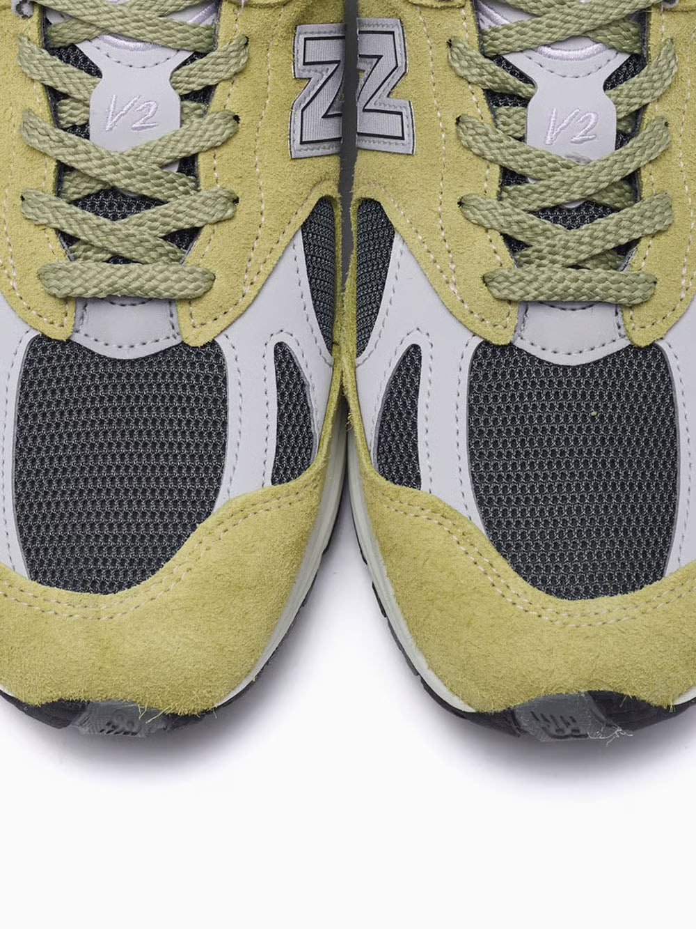 Made In Uk 991v2 Grape Sorbet Yellow New balance – Гарантія оригінальності – детальний вид